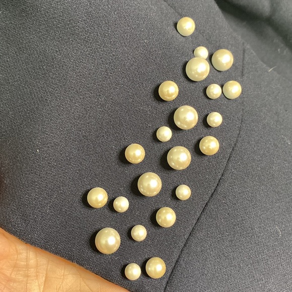 Cute classy Zara dark blue Coat size small - Picture 2 of 6